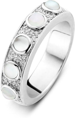 TI SENTO - Milano Ring 12132MW - Gerhodineerd Sterling Zilver - Maat 16.50