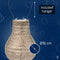Lumiz Solar Tuinverlichting - Tuinverlichting op zonne energie - Tuinverlichting - Buitenlampjes - Tuinverlichting op zonneenergie - Buitenverlichting - Buitenlamp - Decoratie - Occult Bulb - 16 cm - Goud