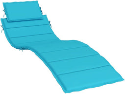 vidaXL - Ligbedkussen - oxford - stof - turquoise