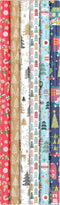 Inpakpapier Kerst Assortiment - 10x Rol 70cm x 200cm - 6 Designs