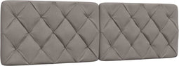 vidaXL - Hoofdbordkussen - 160 - cm - stof - taupe