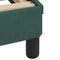 vidaXL - Bedframe - zonder - matras - 140x190 - cm - fluweel - donkergroen