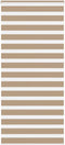 vidaXL - Zebra - Blind - 100x230 - cm - stofbreedte - 95,9 - cm - polyester - zandbruin