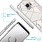iMoshion Hoesje Geschikt voor Samsung Galaxy S9 Hoesje Siliconen - iMoshion Design hoesje - Wit / Meerkleurig / Goud / White Graphic
