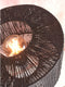GOOD&MOJO Vloerlamp Iguazu - Bamboe/Jute Zwart - Ø30x126cm - - Staande lampen voor Woonkamer - Slaapkamer