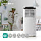 Nedis ACMB1WT7 - Mobiele 3-in-1 Airconditioner - 7000 BTU - Energieklasse A