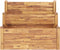 vidaXL - Plantenbak - 2-laags - 110x75x84 - cm - massief - acaciahout