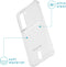 iMoshion Hoesje Geschikt voor Samsung Galaxy S22 Hoesje Met Pasjeshouder - iMoshion Softcase Backcover met pashouder - Transparant