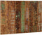 vidaXL - Hoofdbord - 120 - cm - massief - gerecycled - hout - meerkleurig