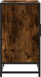 vidaXL - Wastafelkast - 65x33x60 - cm - bewerkt - hout - gerookt - eikenkleurig