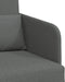 vidaXL - Vloersofa - Bed - 2-in-1 - Donkergrijs - 65x80x83 - cm - Stof