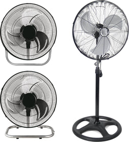 Gerimport Ventilator 3-in-1 220-240v 50hz 70w 45 Cm Zilver