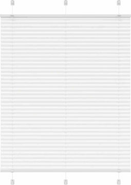 vidaXL - Plissé - rolgordijn - 105x100cm - stofbreedte - 104,4cm - polyester - wit