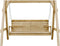 vidaXL Schommelstoel 215x171x180 cm FSC geïmpregneerd grenenhout