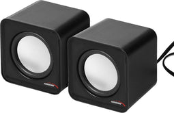 Audiocore AC870 B - 2.0 Luidsprekers - Helder stereogeluid - Zwart