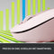 Logitech Signature M650 L - Draadloze muis - Ergonomisch ontwerp - Roze