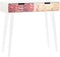 Console DKD Home Decor Natuurlijk MDF Rubberwood Wit Kastanjebruin (80 x 30 x 74 cm)