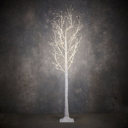 Luca Lighting Kerstverlichting Boom - 100x100x210 cm - PVC - Wit