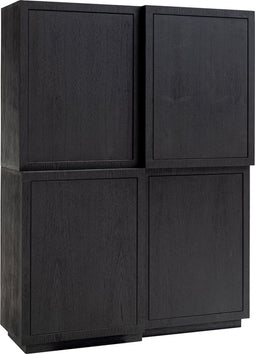 Richmond Wandkast Tetrad 4-deuren (Black)