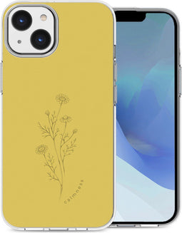 iMoshion Hoesje Geschikt voor iPhone 14 Hoesje Siliconen - iMoshion Design hoesje - Groen / Floral Lime