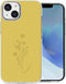 iMoshion Hoesje Geschikt voor iPhone 14 Hoesje Siliconen - iMoshion Design hoesje - Groen / Floral Lime