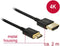 Delock HDMI-A/HDMI Mini-C - 2 m - 4K 60Hz - Zwart