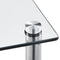 vidaXL - Kastje - 6-laags - 40x40x160 - cm - gehard - glas - transparant
