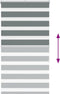 vidaXL - Zebra - rolgordijn - 75x150 - cm - stofbreedte - 70,9 - cm - donkergrijs