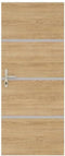 Deurrenovatiekit - NORDLINGER PRO - 4 platen 85 x 50 cm en 3 profielen 85 x 2 cm - natuurlijk eiken