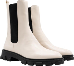Michael Kors Ridley Chelsea Boots - Luxe uitstraling - Crème - Maat 39