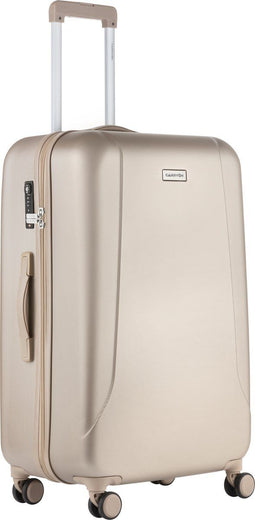 CarryOn Skyhopper Grote Koffer 78cm - Reiskoffer 85 Ltr met TSA-slot - Champagne