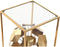 Bureaulamp DKD Home Decor Gouden 220 V 50 W Modern Geometrisch (30 x 30 x 71 cm)