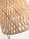 GOOD&MOJO Wandlamp Java - Bamboe Naturel/Zwart - Ø15cm - Binnen Modern