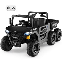 Coast Elektrische Kiepwagen 24V - Afstandsbediening - 117 x 60 x 60 cm - Zwart
