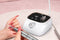 Beeperfect® Desktop Edition - Elektrische Nagelvijl - 40.000RPM Draadloos Oplaadbaar - Rose Goud