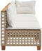 vidaXL - Tuinbank - 3-zits - met - kussens - poly - rattan - beige