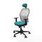 Jorquera Piqueras y Crespo 1D036G1 - Bureaustoel - Hoofdsteun - Turkoois