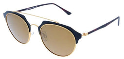 H.i.s Zonnebril Unisex 84101 Cat. 3 Piloot Metaal Zwart/bruin