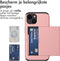 imoshion Hoesje Geschikt voor iPhone 15 Hoesje - Ruimte voor 2 pasjes - imoshion Backcover met pasjeshouder - Rosé Goud