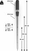 Siemens HZ32WA00 - Draadloze Bluetooth kerntemperatuurmeter - Vaatwasserbestendig - Zwart RVS