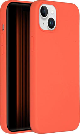 Accezz iPhone 15 Plus - Liquid Silicone Backcover - MagSafe - Oranje