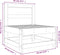 vidaXL - Tuinmiddenbank - massief - grenenhout - wit