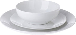 Porseleinen Serviesset - 4 persoons servies 12-delig - Wit rond