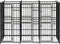vidaXL - Hondenkennel - 5,53 - m² - staal