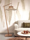 GOOD&MOJO Vloerlamp Ibiza - Bamboe/Zwart - 83x65x176cm - - Staande lampen voor Woonkamer - Slaapkamer