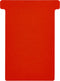T-kaart djois formaat 3 77mm rood 100st | 5 stuks