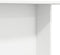 vidaXL - Eettafel - Wit - 110x60x75 - cm - Bewerkt - Hout
