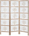 Home ESPRIT - Kamerscherm - Traditioneel ontwerp Levensboom - Wit Natuurlijk Mangohout MDF 153 X 2,3 X 182 CM
