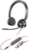 HP Poly Blackwire C3325-M - On Ear headset - Ruisonderdrukking en volumeregeling - Zwart