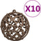 vidaXL - Kunstkerstboom - met - verlichting - en - kerstballen - 240 - cm - groen